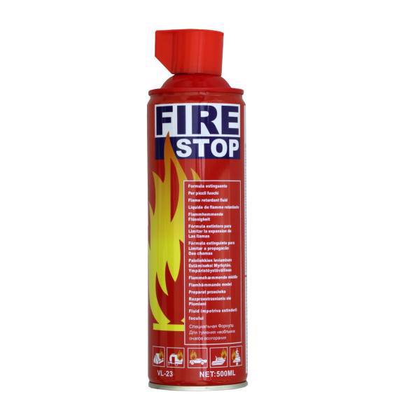 اسپری ضد حریق فایر استاپ مدل VL-23 حجم 500 میلی لیتر، Fire Stop VL-23 Safty Equipment 500ml