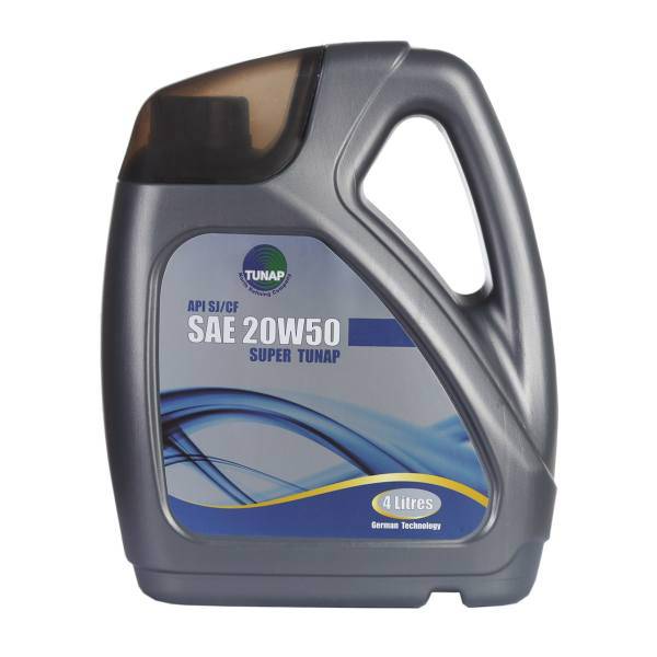 روغن موتور توناپ مدل Super Tunap SAE 20W50 ظریف 4 لیتر، Super Tunap SAE 20W50 Engine Oil 4L