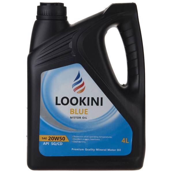 روغن موتور خودرو لوکینی مدل Blue حجم 4 لیتر، Lookini Blue Car Engine Oil 4L