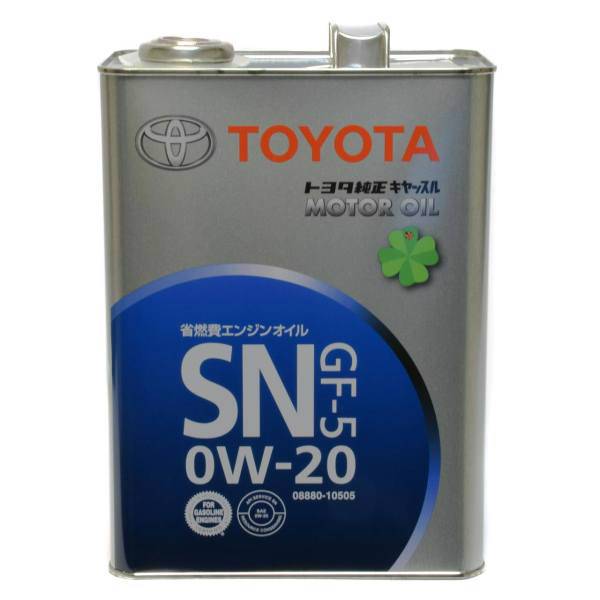 روغن موتور تویوتا جنیون پارتس مدل 10505-08880، Toyota Geniune Parts 08880-10505 Motor Oil