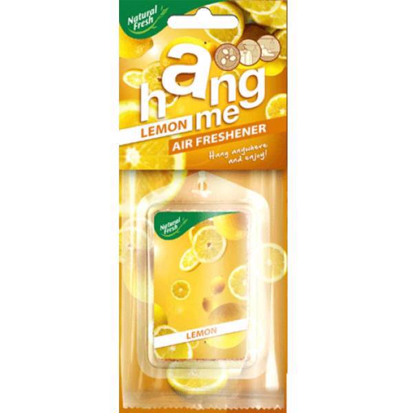 خوشبو کننده نچرال فرش مدل Hang Me Lemon، Natural Fresh Hang Me Lemon Car Air Freshener