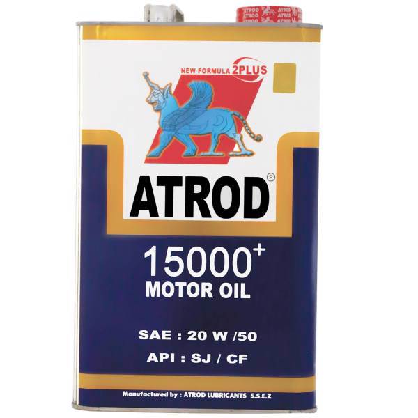 روغن موتور خودرو آترود مدل 20w5015000 ظرفیت 4 لیتر، Atrod 15000 20w50 Engine Oil 4L