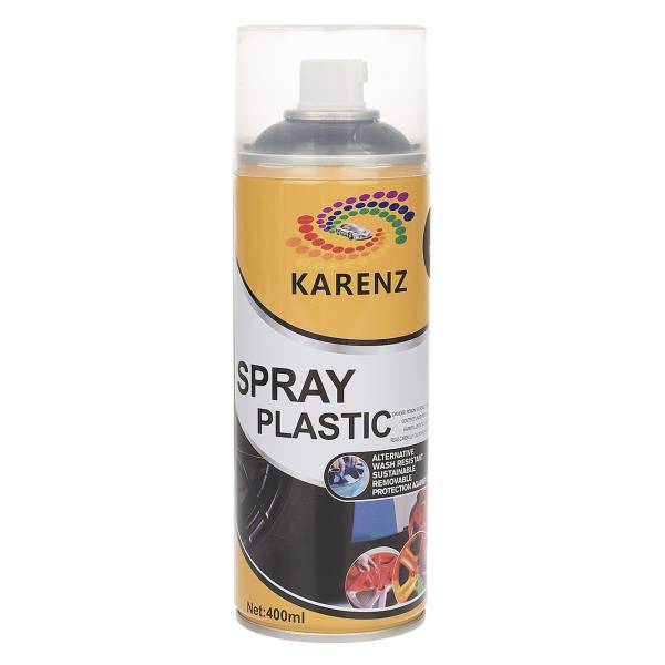 اسپری پلاستیک کارنز مدل C4 Black حجم 400 میلی لیتر، Karenz Spray Plastic C4 Black 400ml