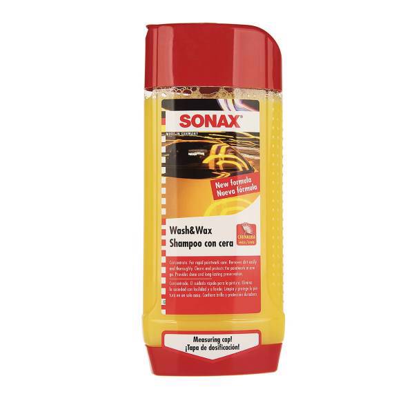 شامپو و واکس سوناکس مدل 313200 حجم 500 میلی لیتر، Sonax 313200 Shampoo And Wax 500ml