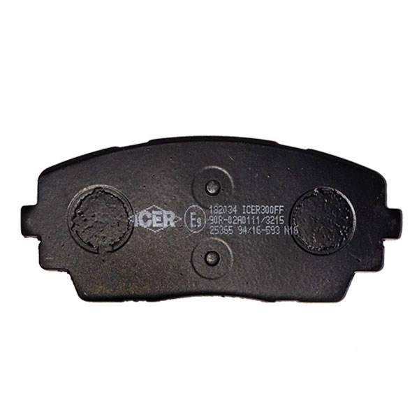 لنت ترمز جلو آیسر مدل 182034، Icer 182034 Front Brake Pad