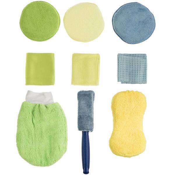 مجموعه شستشوی خودرو ام پی مدل 711666، MP Microfiber Cleaning Kit 711666