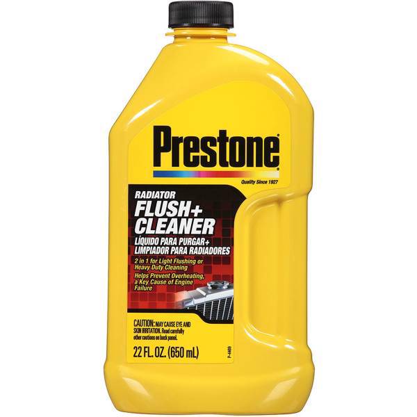 مایع رادیاتور شوی خودرو پرستون مدل 4837با حجم 650 میلی لیتر، Prestone 4867 Car Radiator Cleaner 650mL