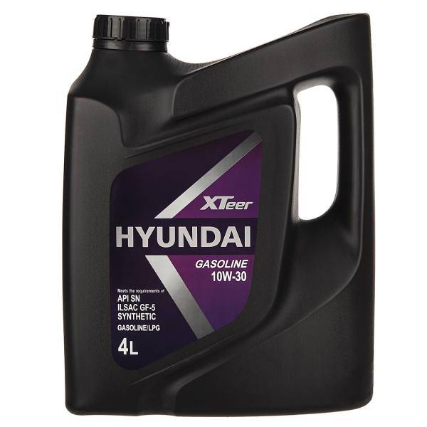 روغن موتور خودرو هیوندای اکستیر مدل 10W-30 ظرفیت 4 لیتر، Hyundai XTeer 10W-30 Engine Oil 4L