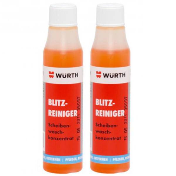 بسته 2 عددی محلول شیشه شوی خودرو وورث مدل 892333 حجم 32 میلی لیتر، Wurth 892333 Windshield Cleaner 32ml Pack Of 2