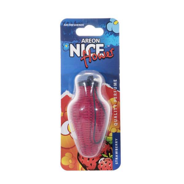 خوشبو کننده ماشین آرئون مدل Nice Flower Strawberry، Areon Nice Flower Strawberry Car Air Freshener