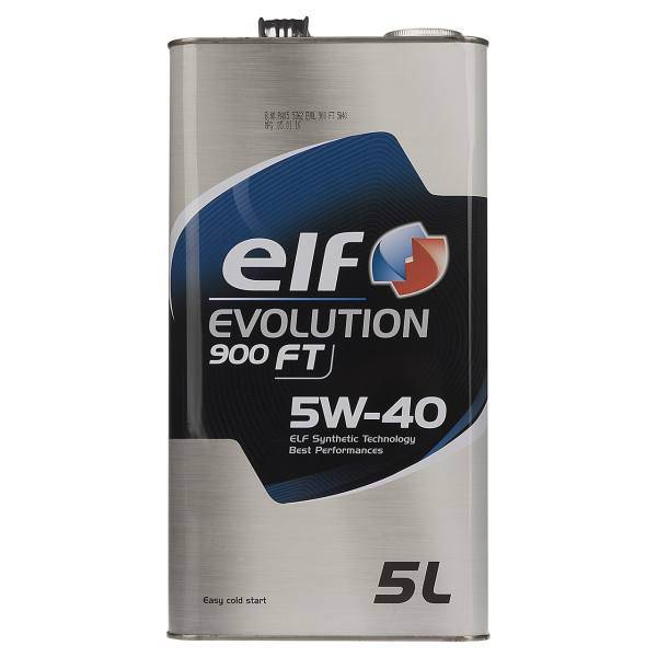 روغن موتور خودرو الف مدل Evolution 900 FT 5W-40 حجم 5 لیتر، Elf Evolution 900 FT 5W-40 Engine Oil 5 L