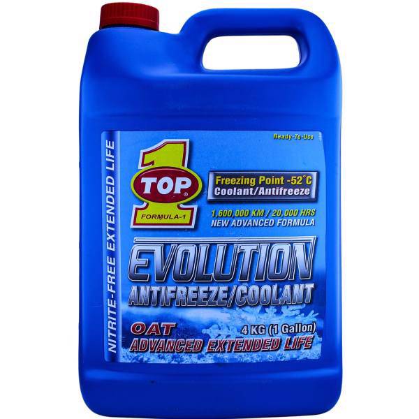 ضدیخ تاپ وان مدل Evolution مقدار 4 کیلوگرم، Top 1 Evolution Antifreeze 4 Kg