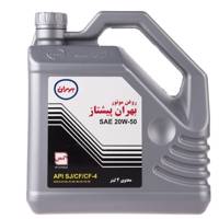 روغن موتور خودرو بهران مدل Pishtaz SAE چهار لیتری 20W-50 Behran Pishtaz SAE 4L 20W-50 Car Engine Oil