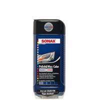 پولیش و واکس رنگی سوناکس مدل 296200 حجم 500 میلی لیتر مخصوص خودروهای آبی Sonax 296200 Polish and Wax Color For Blue Car 500ml