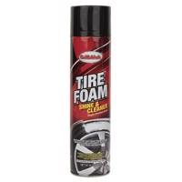 اسپری تمیز کننده و براق کننده لاستیک خودرو گل پخش حجم 650 میلی‌لیتری Golpakhsh 650ml Tire Foam