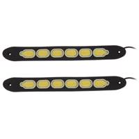 چراغ سی او بی قابل انعطاف خودرو دی تایم رانینگ لایت مدل 26 سانتی‌متری 6 لامپ Daytime Running Light Flexible COB 26cm 6Lights