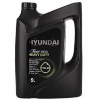 روغن موتور خودرو هیوندای اکستیر مدل 15W-40 Heavy Duty ظرفیت 6 لیتر Hyundai XTeer Heavy Duty 15W-40 Engine Oil 6L