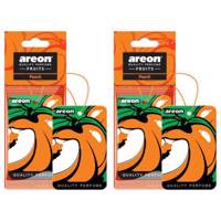 خوشبو کننده آرئون مدل Fruit Peach - بسته 2 عددی Areon Fruit Peach Car Air Freshener - Pack Of 2