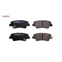 لنت ترمز عقب سی تی آر مدل CKKH-38 N مناسب برای سوناتا 2009 CTR CKKH-38 N Rear Brake Pad For Sonata 2009