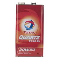 روغن موتور خودرو توتال مدل Quartz 5000 SL حجم 5 لیتر Total Quartz 5000 SL Car Engine Oil 5L