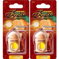 خوشبو کننده ماشین آرئون مدل فرسکو با رایحه نارنگی - بسته دو عددی Areon Fresco Tangerine Car Air Freshener - Pack Of 2