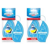 خوشبو کننده ماشین آرئون مدل Refreshment Perfume- بسته 2 عددی Areon Refreshment Perfume Car Air Freshener - Pack Of 2