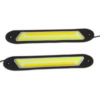 چراغ سی او بی خودرو دی تایم رانینگ لایت مدل Trapezoidal بسته 2 عددی Daytime Running Light Trapezoidal COB Pack Of 2