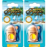 خوشبو کننده ماشین آرئون مدل فرسکو با رایحه تورتوگا - بسته دو عددی Areon Fresco Tortuga Car Air Freshener - Pack Of 2