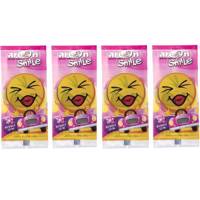 خوشبو کننده ماشین آرئون مدل Smile بسته چهار عددی Areon Smile Car Air Freshener Pack Of 4