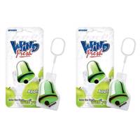 خوشبو کننده ماشین آرئون مدل Wind Fresh Apple بسته 2 عددی Areon Wind Fresh Apple Car Air Freshener - Pack Of 2