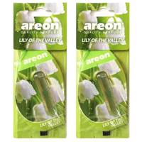 پک دو عددی خوشبو کننده آرئون مدل 5ml مایع با رایحه گل زنبق Areon Liquid 5ml Lily Of The Valley Air Freshener Pack Of Two