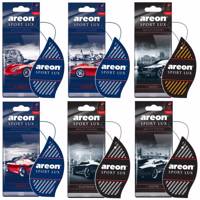 خوشبو کننده ماشین آرئون مدل Lux Extreme - بسته 6 عددی Areon Lux Extreme Car Air Freshener - Pack Of 6