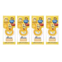 خوشبو کننده خودرو فرش وی مدل Smile Vanilla - بسته 4 عددی Fresh Way Smile Vanilla Car Air Freshener - Pack Of 4