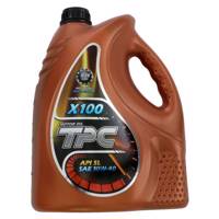 روغن موتور خودرو تی پی سی مدل X100 ظرفیت 4 لیتر TPC X100 Engine Oil 4L