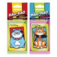 خوشبو کننده ماشین آرئون مدل Mao Bao Vanilla And Bubble Gum بسته 2 عددی Areon Mao Bao Vanilla And Bubble Gum Car Air Freshener - Pack Of 2