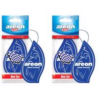 خوشبو کننده ماشین آرئون مدل Refreshment New Car - بسته 2 عددی Areon Refreshment New Car Car Air Freshener - Pack Of 2