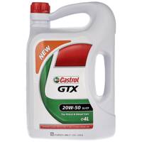 روغن موتور خودرو کاسترول مدل GTX 20W-50 ظرفیت 4 لیتر Castrol GTX 20W-50 Engine Oil 4 L